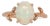1.9cts Ethiopian Opal Ring With Diamond Accents in 14k Rose Gold | Oval 10x8mm, Size 6.75 For Sale