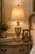 Late 20th Century Belgian French Country Weathered Wood Turned Table Lamps - a Pair For Sale - Image 4 of 4