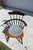Wood Early 20th Century Nichols and Stone Black Lacquered Hand Painted Windsor Chair For Sale - Image 7 of 12