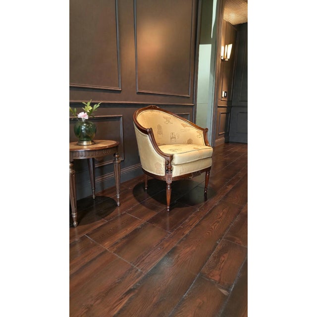 1920s French Louis XVI Style Bergere Armchair. For Sale - Image 5 of 16