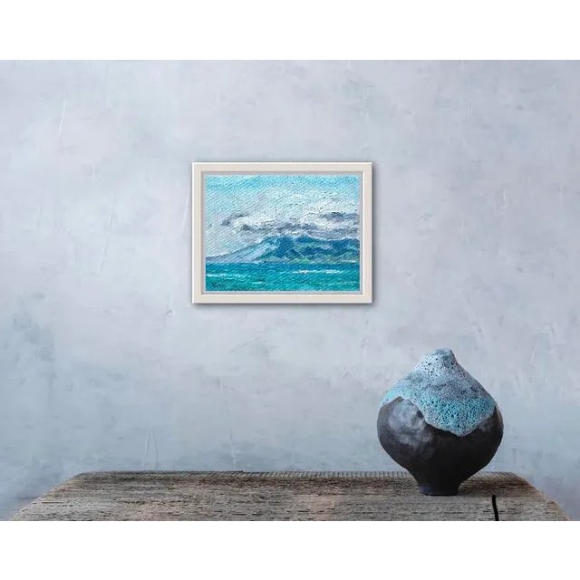 Contemporary Cloudscape Oil Painting, Clouds Over Molokai For Sale In Reno/Lake Tahoe - Image 6 of 8