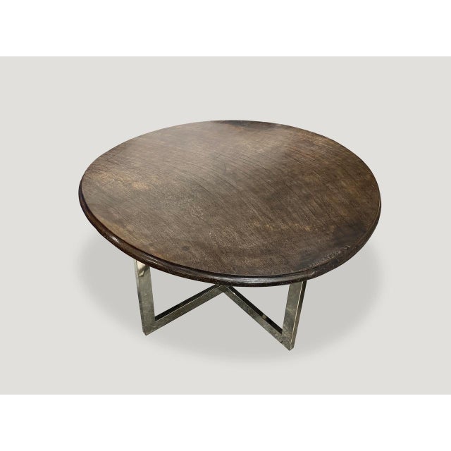 Andrianna Shamaris Ulin Wood Cocktail Table For Sale - Image 4 of 18