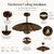 Vintage Brass Floral Ceiling Light, Handmade Lotus Petal Semi Flush Mount Fixture, Antique Brass Scalloped Ceiling Lamp for Bedroom Hallway For Sale - Image 10 of 15