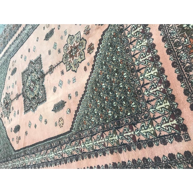 Vintage Rustic Moroccan Rabat Design Rug For Sale - Image 11 of 13