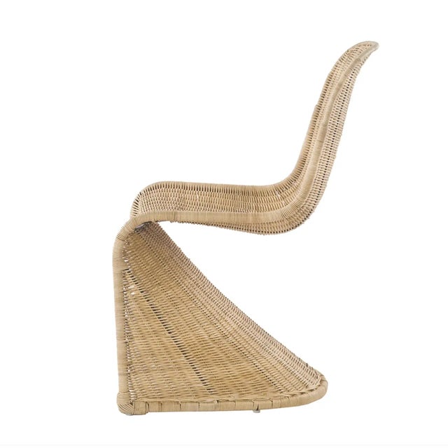 Matthew Izzo Home Rattan Context Chair For Sale - Image 4 of 6