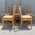 Wood Vintage Boho Chic Rattan Dining Chairs - Set of 6 For Sale - Image 7 of 9