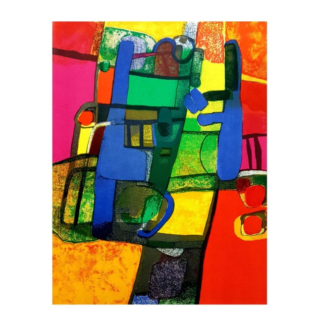 Maurice Estève - Composition - Original Lithograph 1969 For Sale - Image 6 of 8