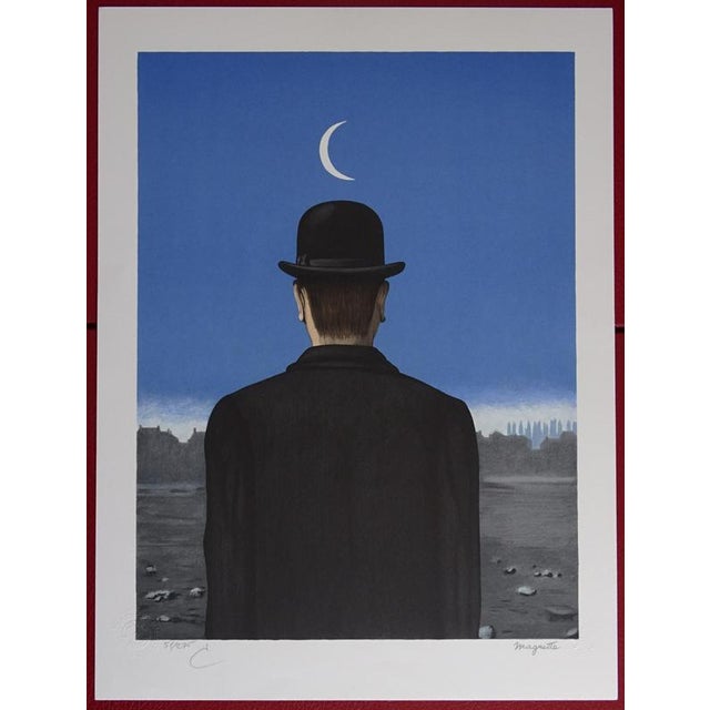 René MAGRITTE (1898-1967) Le Maître d'école Lithograph on vellum BFK Rives paper, 2010 Signed in the plate Numbered out of...