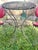 1960s Syd Leach Wrought Iron Bistro Set With Pink Vinyl Chairs For Sale - Image 12 of 14