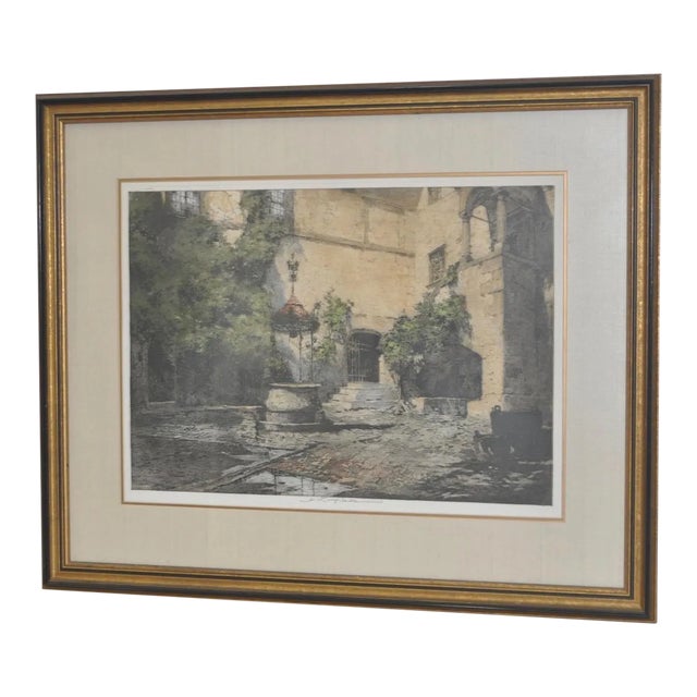 Luigi Kasimir "Seebenstein Castle, Austria" Estate Signed Etching With Aquatint For Sale - Image 12 of 12