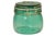 Aqua Teal Blue Glass Jar For Sale - Image 4 of 4