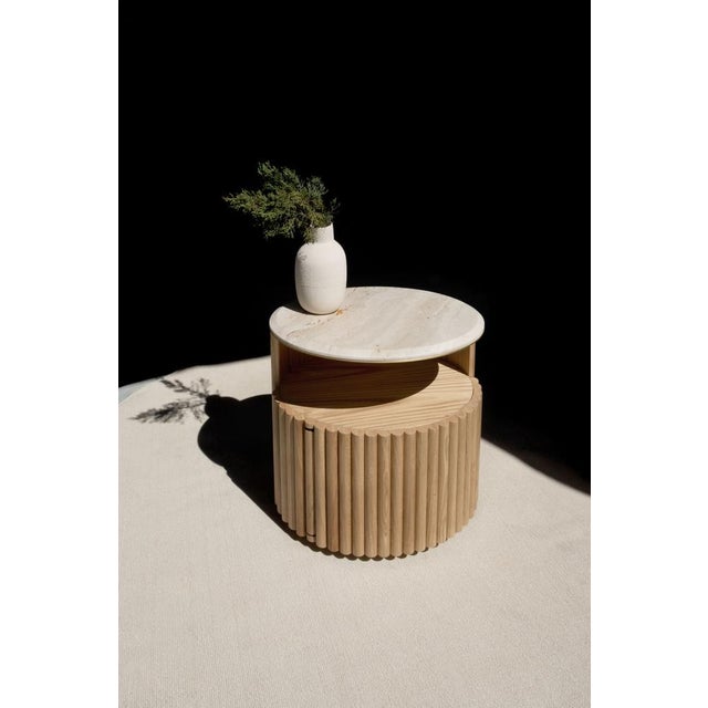 Herbert Bedside Table by Wood Tailors Club For Sale - Image 11 of 13