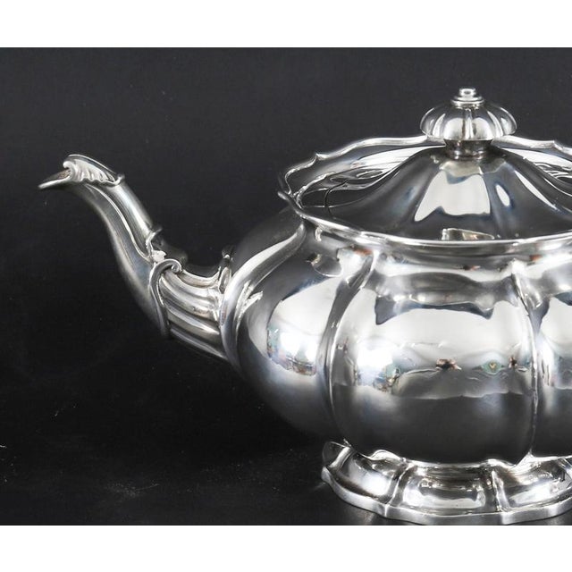 Metal Antique Georgian Sterling Silver Teapot by Paul Storr, 19th Century For Sale - Image 7 of 18