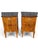 Pair of Italian Bookmatch Walnut Bedside Cabinet/ Nightstand. For Sale - Image 18 of 18