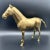 Mid 20th Century Vintage Patinated Horse Brass Statue For Sale - Image 5 of 8