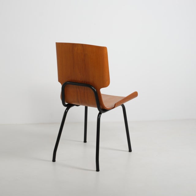1950s Italian Model 112 Chair in Teak Bentwood from Società Compensati Curvi, 1950s For Sale - Image 5 of 12