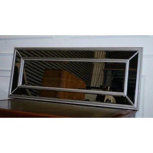 Stunning Silver Beaded Bevelled Mirror. Measurements Height - 148.5 cm Width - 58.5 cm Depth - 3 cm Please note all...