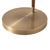 Wood Nova of California 1970s Walnut Scalloped Arc Floor Lamp - Weathered Brass, White Linen, Diffuser, Dimmer For Sale - Image 7 of 7