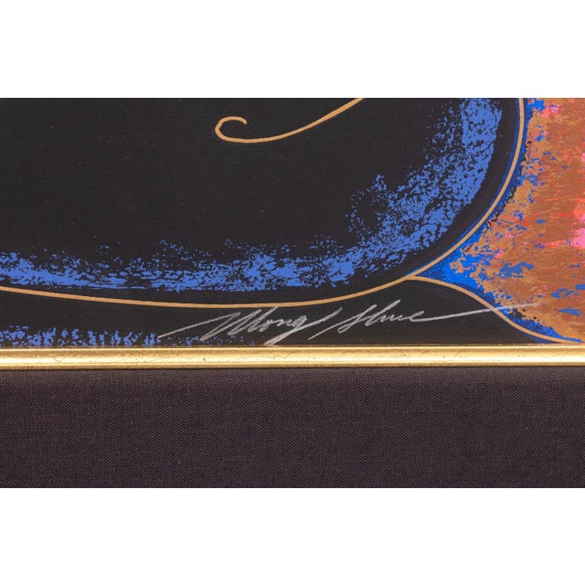 Adrian Wong Shue - Heart Songs, 1990 Signed Serigraph Contemporary Figurative For Sale - Image 4 of 8