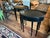 Wood Barbara Barry for Baker Black Laquer Oval End Tables- A Pair For Sale - Image 7 of 11