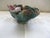 Vintage Majolica Green Bowl With Waterlily & Two Frogs For Sale - Image 4 of 9