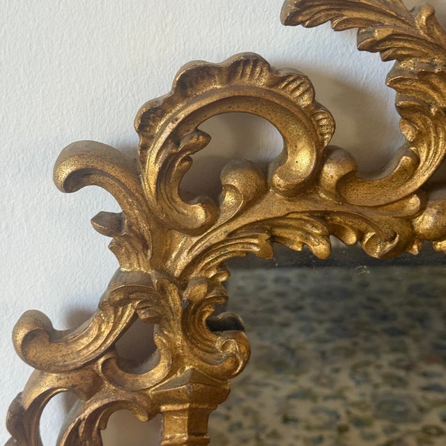 Vintage Labarge / Palladio Gilt Rococo-Style Mirror For Sale In Los Angeles - Image 6 of 7