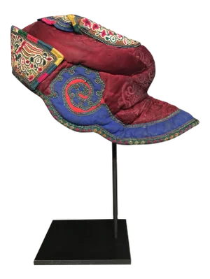Early 20th Century Chinese Minority Embroidered Hat