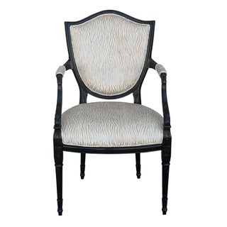 Gianfranco Ferre Home Regency Style Arm Chair For Sale