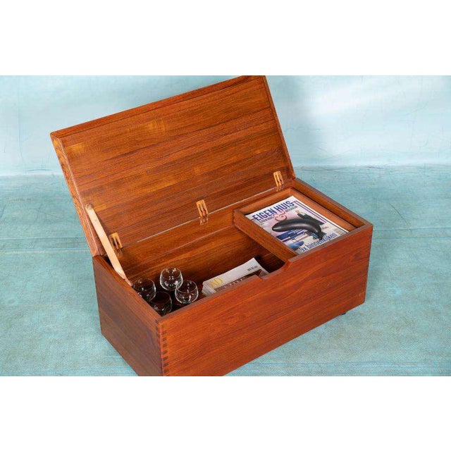 Mid-Century Modern Mid-Century Storage Trolley Trunk from Salin For Sale - Image 3 of 18