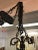 Black Vintage Iron Chandelier With 6 Lights and Acanthus Leaf Detail For Sale - Image 8 of 9