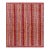 Rug & Kilim’s Tribal Style Rug in Red With Colorful Geometric Stripes For Sale