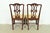 Baker Furniture Style Georgian Carved Mahogany Side Chairs or Dining Chairs, Pair For Sale - Image 11 of 13