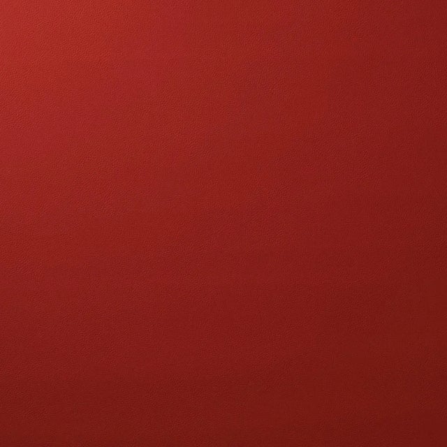 Sample - Schumacher Indoor/Outdoor Vegan Leather Fabric in Crimson For Sale