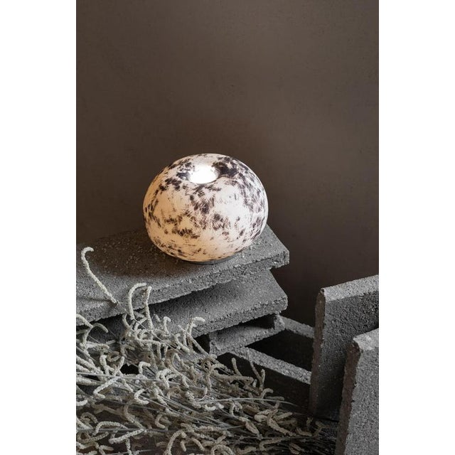 Metal Round Sgraffito 02 Wall Lamp by Jennifer Midoz For Sale - Image 7 of 8