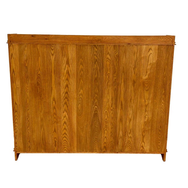 Mission Oak 3 Door Display Bookcase For Sale - Image 4 of 18