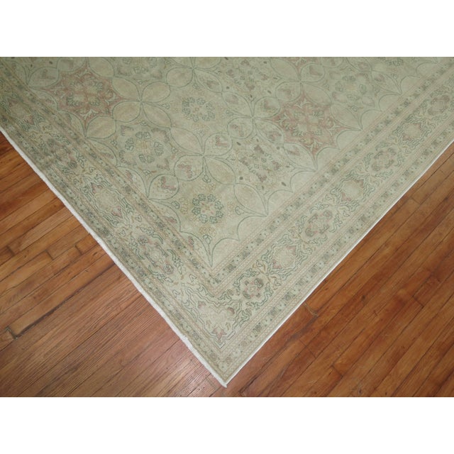 Contemporary Antique Turkish Sivas Room Size Carpet For Sale - Image 3 of 6