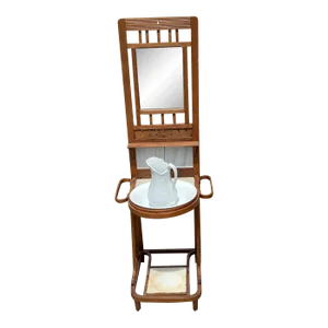 Early 1800's Washstand With Bowl and Pitcher