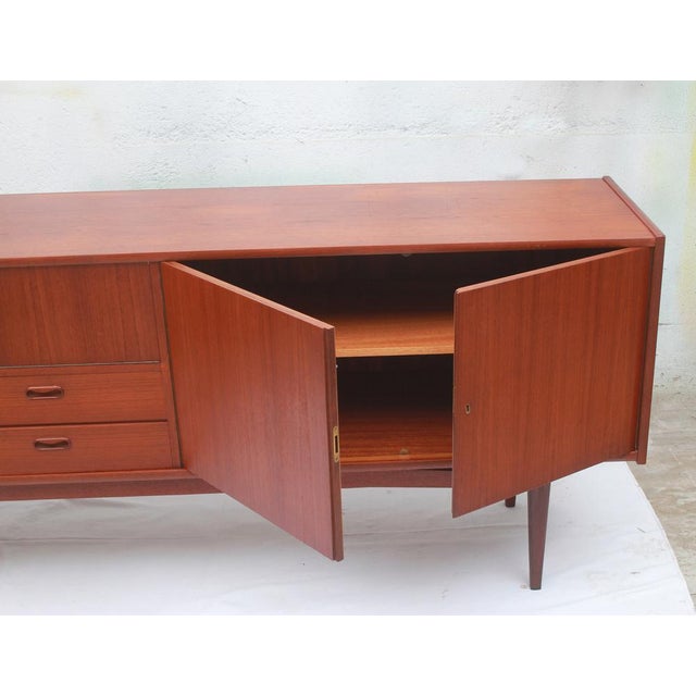 Vintage Sideboard in Teak, 1965 For Sale - Image 4 of 13