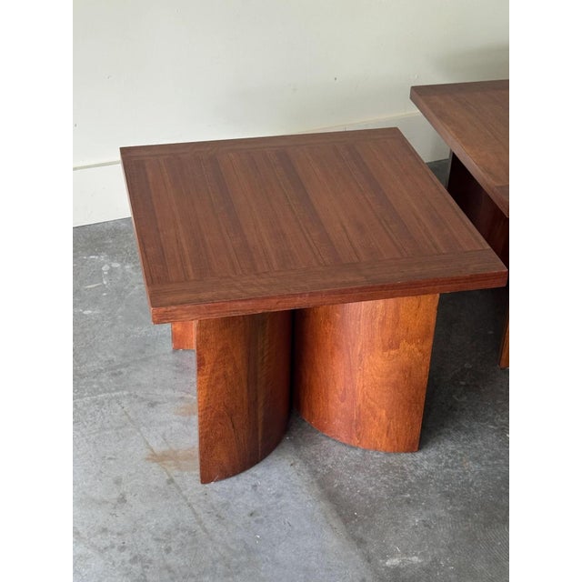 Wood Pair Kroehler Mid Century Modern Bentwood End Tables For Sale - Image 7 of 8