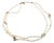 Chanel Gold Scratchy CC Irregular Pearl 2 Strand Necklace For Sale