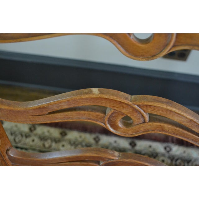 Early 20th Century English Oak Chippendale Style Ribbon Back Dining Chairs - Set of 12 For Sale - Image 13 of 14