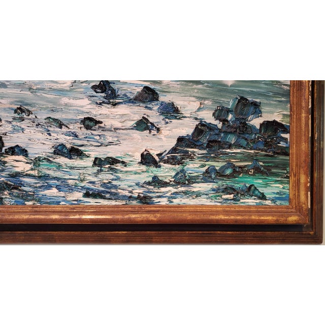 "The Breakers" Oil on Canvas, 1965 by Ann Mittleman For Sale In New York - Image 6 of 9