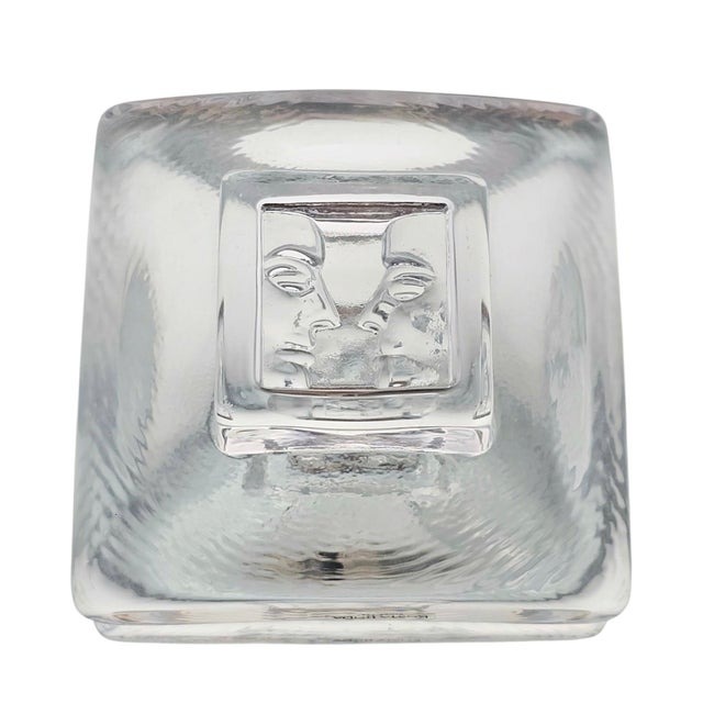 Kosta Boda Bertil Vallien Days of the Week Friday Two Faces Dish 4.25" For Sale In San Francisco - Image 6 of 7