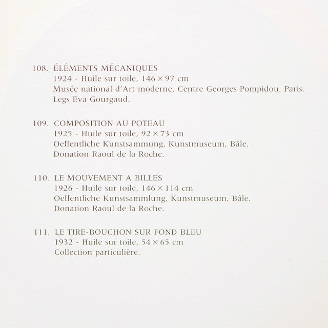 1990s 1990 After F. Leger "Composition", "The Ball Movement", "The Corkscrew", Full-Color Print For Sale - Image 5 of 8