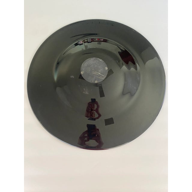 1998 Large David Garcia Glass Charger Plate, Signed For Sale - Image 10 of 12