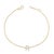 Immerse yourself in the understated elegance of this 10K yellow gold bracelet, for an enrapturing shimmer that captures...