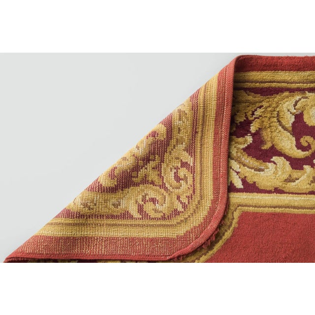 Large Vintage Handwoven Spanish Rug, 1950s For Sale - Image 12 of 14