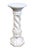 1950s Vintage Italian Carved Carrara Marble Pedestal Plant Stand Column For Sale - Image 5 of 10