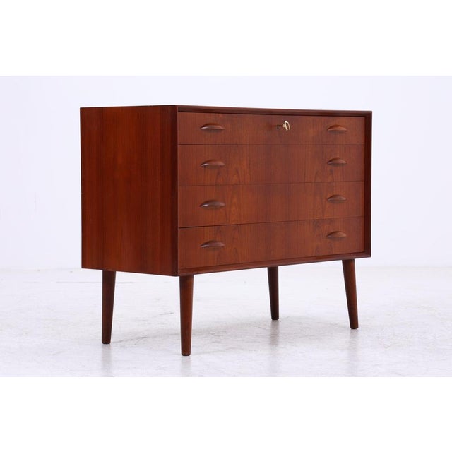 Vintage Danish Teak Chest of Drawers by Johannes Sorth, 1960s For Sale - Image 13 of 15