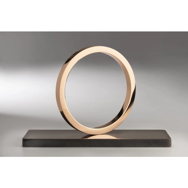 Metal SOLITARIO LUCIDO Sculpture by Pasut Design For Sale - Image 7 of 7